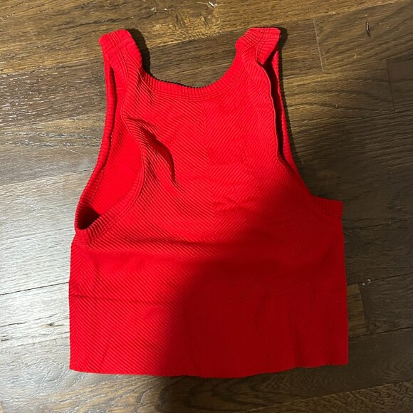 A NIKIBIKI bright red high neck tank top in the size S. - Picture 2 of 2